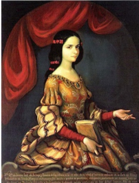 F2. Juana Inés de la Cruz en su adolescencia