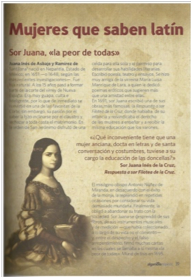 F5. Biografia de Juana Inés de la Cruz. Sabia novohispana
