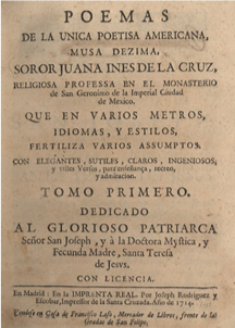 F6. Obras de la poetisa