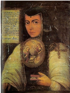 F18. Retrato original de la escritora