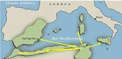 F20. Situación geográfica de Carthago Nova