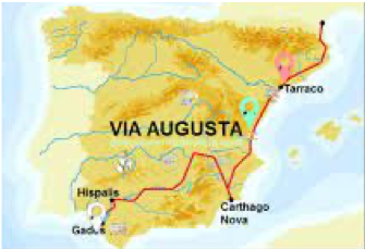 F21. Geografía de la Vía Augusta o Hercúlea